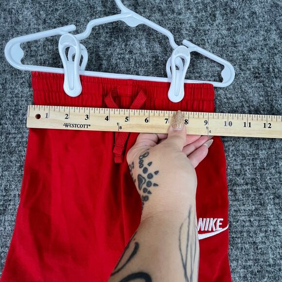 Nike Shorts Boys 4 XS Red‎ Jersey Athletic Basketball Stretch Waist Pockets - Picture 4 of 7